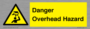 Danger Overhead Hazard